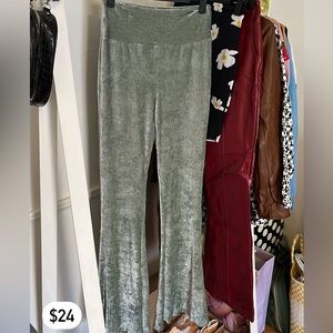 Urban Outfitters Out from Under soft and stretchy sage green cord flares